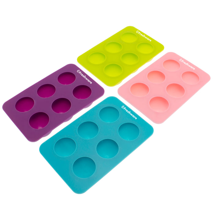 Silicone Chocolate Candy Molds - Non Stick, BPA Free, Reusable 100% Silicon & Dishwasher Safe Silicon - Kitchen Rubber Tray For Ice, Crayons, Fat Bombs and Soap Molds