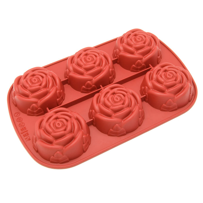 Freshware Silicone Molds, Reusable Cupcake Baking Pan, Non-Stick Muffin Cups Cake Molds, Silicone Bakeware and Soap Molds