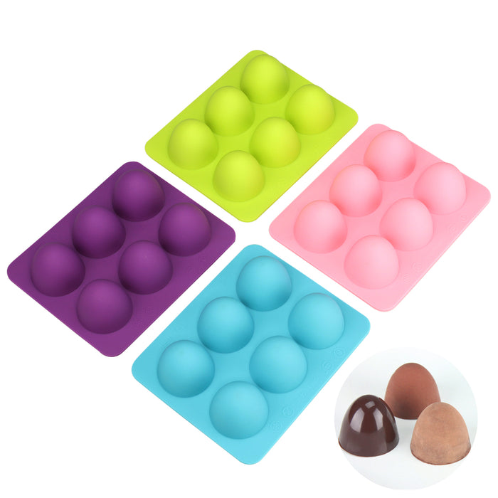 Silicone Chocolate Candy Molds - Non Stick, BPA Free, Reusable 100% Silicon & Dishwasher Safe Silicon - Kitchen Rubber Tray For Ice, Crayons, Fat Bombs and Soap Molds