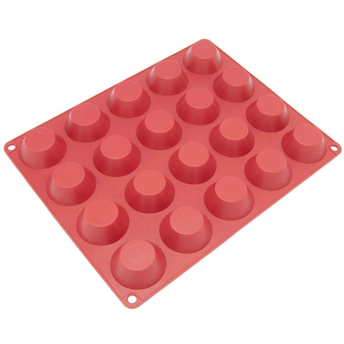 20-Cavity Silicone Mini Cheesecake, Panna Cotta, Pudding, Jello Shot, Pie, Custard and Tart Mold