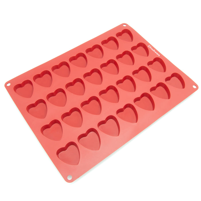 28-Cavity Silicone Mini Heart, Chocolate, Candy, Gummy and Crayon Mold