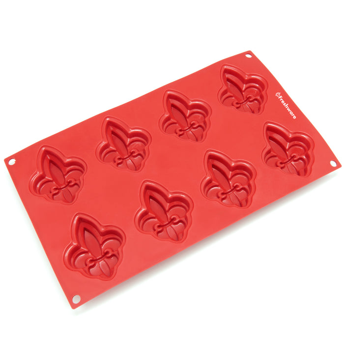 8-Cavity Silicone Fleur-de-lis Cake Mold