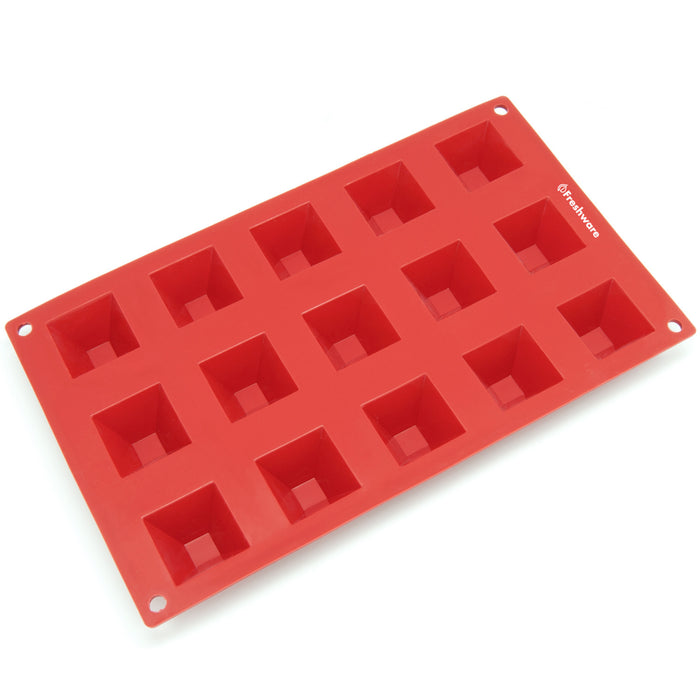 15-Cavity Silicone Mini Pyramid Chocolate, Candy and Gummy Mold