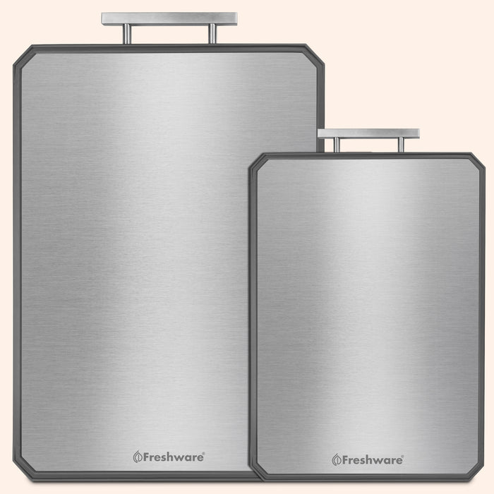 Premium Titanium Cutting Board Double Sided Set of 2