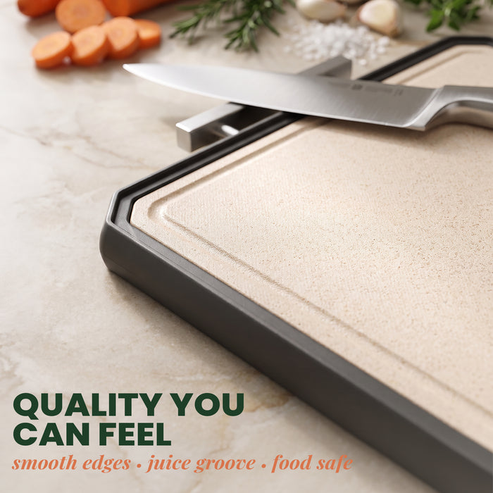 Premium Titanium Cutting Board Double Sided Set of 2