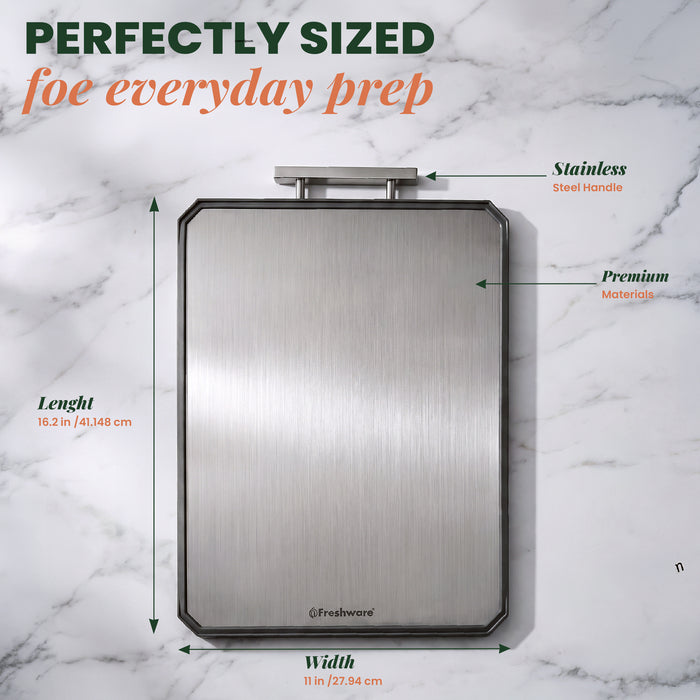 Premium Large Titanium Cutting Board Double Sided