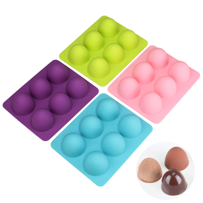 Silicone Chocolate Candy Molds - Non Stick, BPA Free, Reusable 100% Silicon & Dishwasher Safe Silicon - Kitchen Rubber Tray For Ice, Crayons, Fat Bombs and Soap Molds