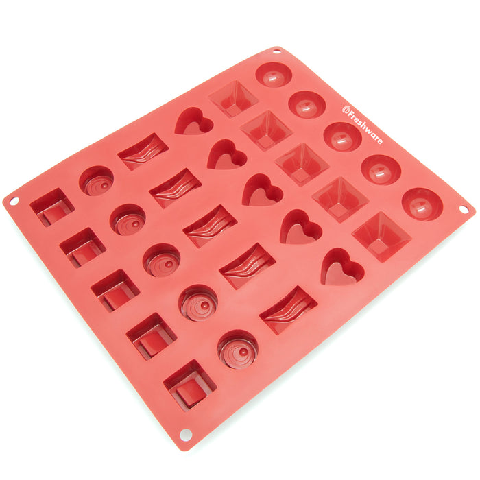 30-Cavity Silicone Chocolate, Candy and Gummy Mold