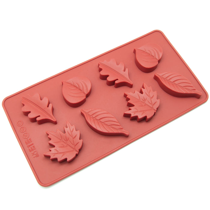 8-Cavity Silicone Maple Leaves Chocolate, Candy and Gummy Mold