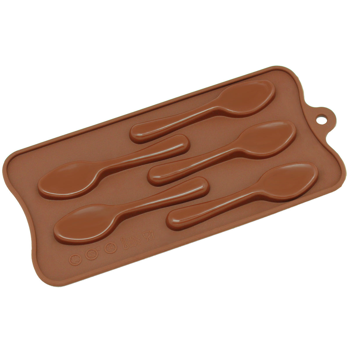 Spoon Shape Molds 6 Cavity Chocolate Candy Gummy Molds Food Grade