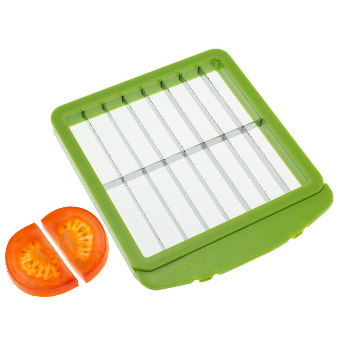 4-in-1 Onion, Vegetable, Fruit and Cheese Chopper with Storage Lid