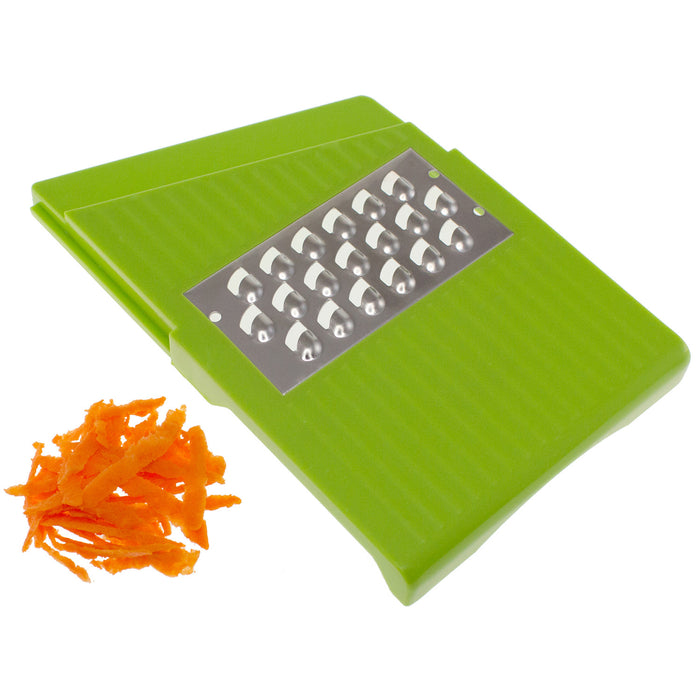 7-in-1 Onion, Vegetable, Fruit and Cheese Chopper with Mandoline Slicer and Storage Lid