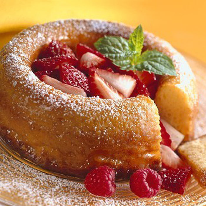6-Cavity Silicone Savarin and Donut Muffin, Cupcake, Brownie, Cornbread, Cheesecake and Pudding Mold