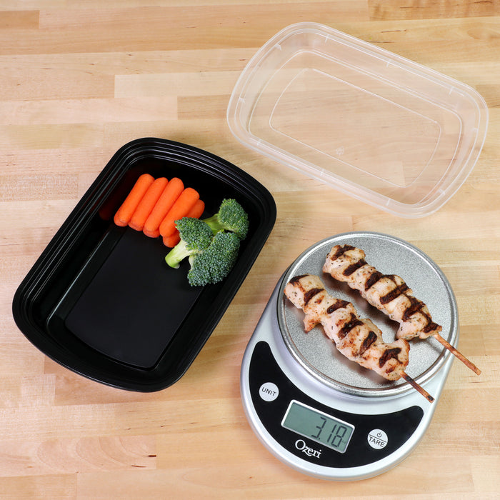 Freshware 150-Pack 2 Compartment Bento Lunch Boxes with Lids - Meal Prep, Portion  Control, 21 Day Fix & Food Storage